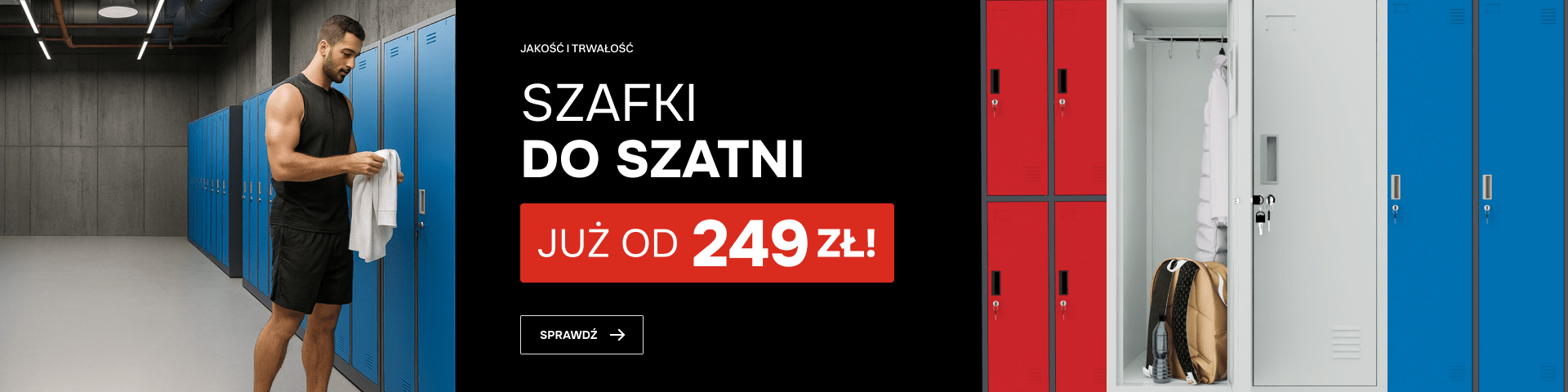 Szafy do szatni - TechViking