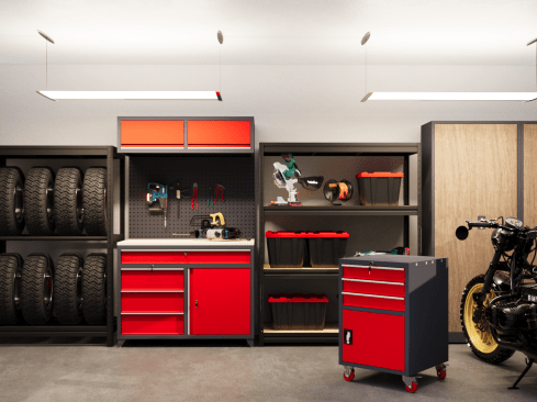 Garaż pod kontrolą – jak uporządkować przestrzeń dzięki meblom metalowym? - TechViking